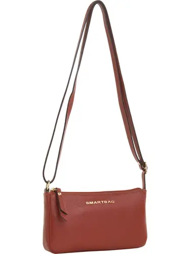 Bolsa Transversal Couro Telha Pequena 76078.24