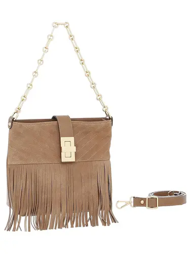Bolsa Transversal Camurça Fendi Media  76049.24