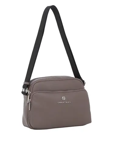 Bolsa Transversal Couro Gray Media 76043.24