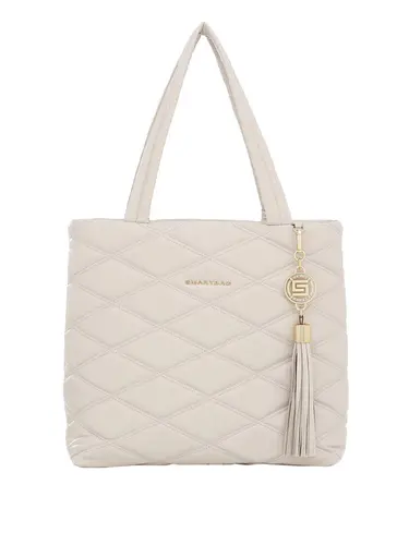 Bolsa Tote Couro Off White Grande 76052.24