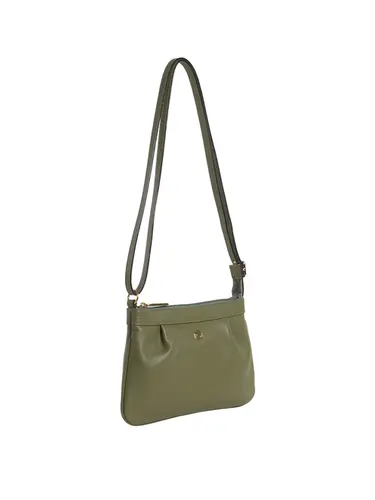 Bolsa Transversal Couro Militar Pequena 79082.26