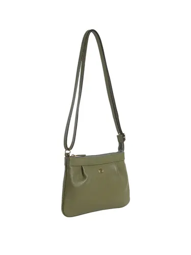 Bolsa Transversal Couro Militar Pequena 79082.26