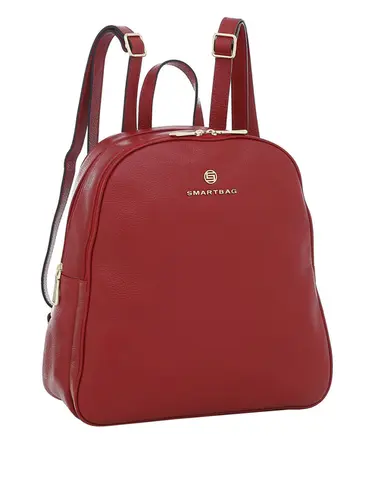 Mochila Couro Vermelho Media  76016.24