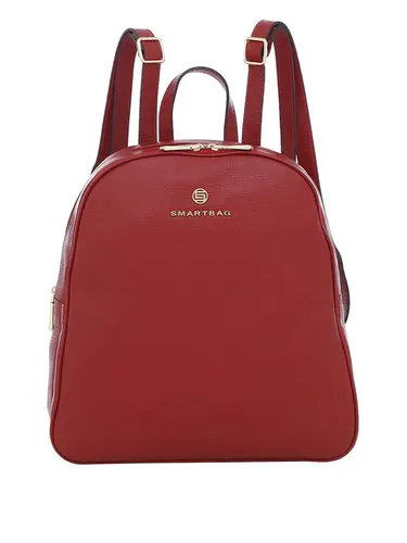 Mochila Couro Vermelho Media  76016.24