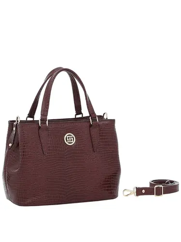 Bolsa Tote Croco Bordo Media 76032.24