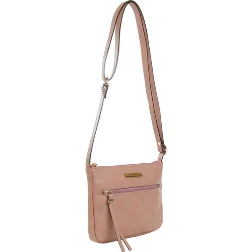 Bolsa Transversal Couro Blush Pequeno 85200.25