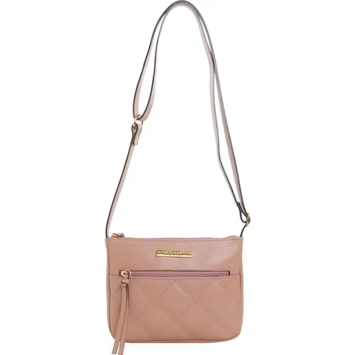Bolsa Transversal Couro Blush Pequeno 85200.25