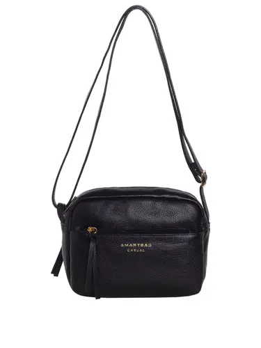 Bolsa Transversal Couro Preto Media  85209.25