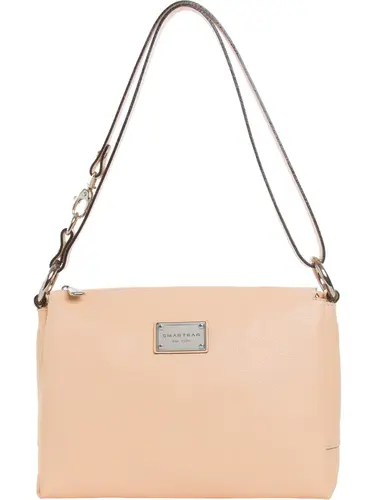 Bolsa Tiracolo Couro Pessego Media - 85216.25