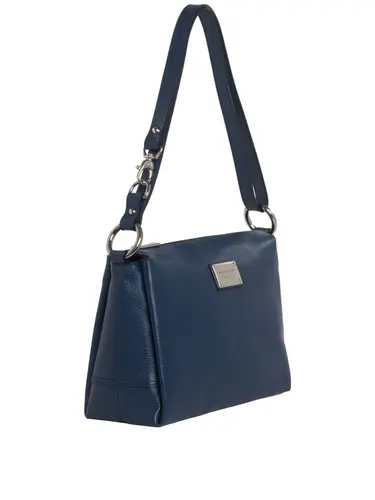 Bolsa Tiracolo Couro Marinho Media - 85216.25