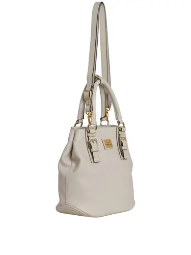 Bolsa Couro Alça de Mao Off White 85238.25