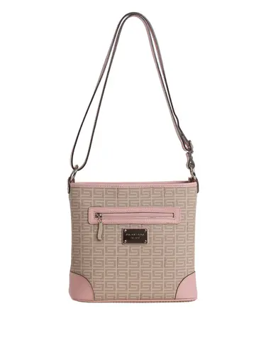 Bolsa Transversal Monograma Nude/Rose Media 85001.25