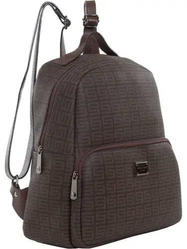 Mochila Monograma Chocolate Media 85003.25