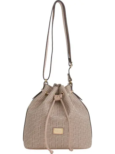 Bolsa Saco Monograma Nude/Bege Grande 85007.25
