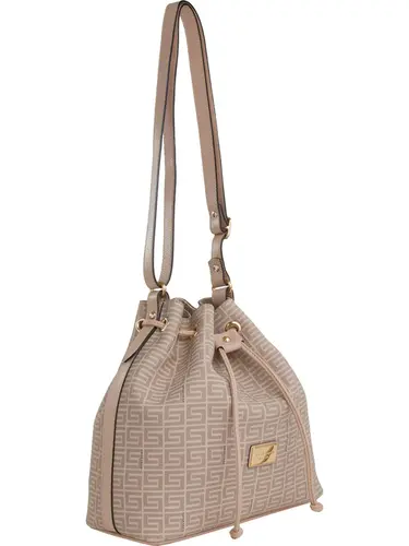 Bolsa Saco Monograma Nude/Bege Grande 85007.25