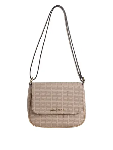 Bolsa Transversal Monograma Nude/Bege Media 85008.25