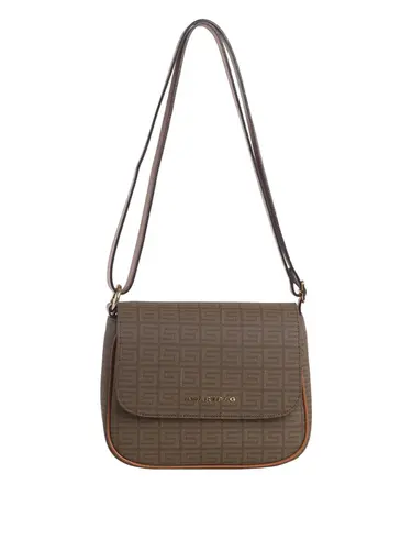Bolsa Transversal Monograma Caqui/Avela Media 85008.25