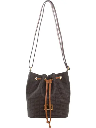 Bolsa Saco Monograma Chocolate/Caramelo Pequena 85011.25