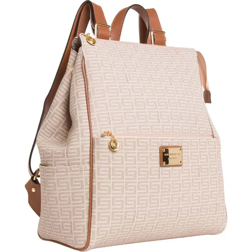 Bolsa Mochila Veneza Nude/Avela Grande 85025.25