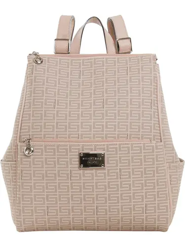 Bolsa Mochila Veneza Nude/Bege Grande 85025.25