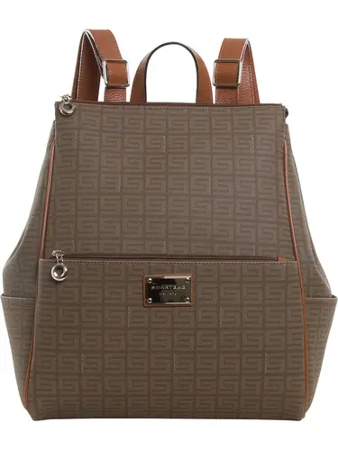 Bolsa Mochila Veneza Caqui/Avela Grande 85025.25