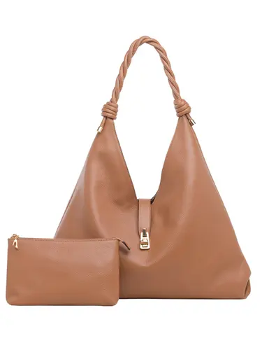 Bolsa Hobo Couro Caramelo Grande 70018.26