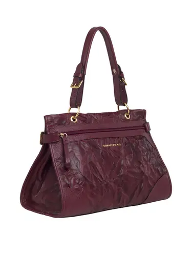 Bolsa Tiracolo Couro Plisse Bordo Medio 70029.26
