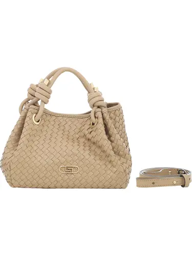 Bolsa Mao Couro Tresse Blush Media 78014.25