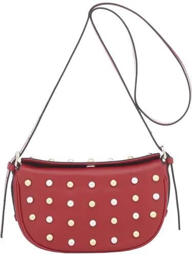 Bolsa Transversal Couro Cereja Media 78020.25