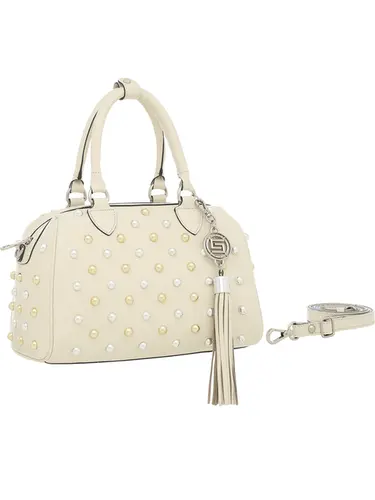 Bolsa Tote Couro Marfim Media 78032.25