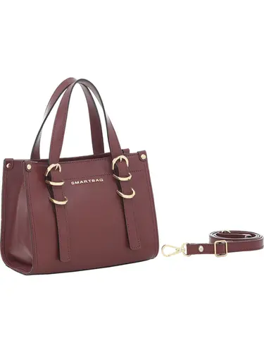 Bolsa Tote Couro Burgundy Media 78035.25