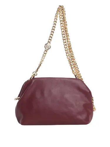 Bolsa Tiracolo Couro Burgundy Pequena 78002.25