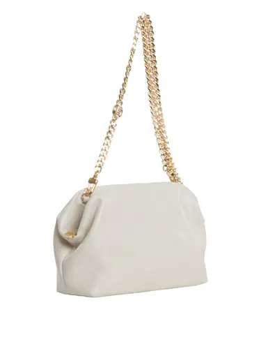 Bolsa Tiracolo  Couro Marfim Pequena 78002.25