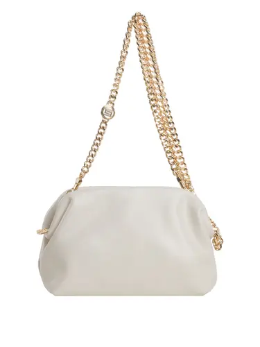 Bolsa Tiracolo  Couro Marfim Pequena 78002.25
