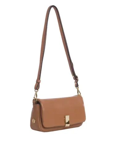Bolsa Tiracolo Couro Caramelo Media 78005.25