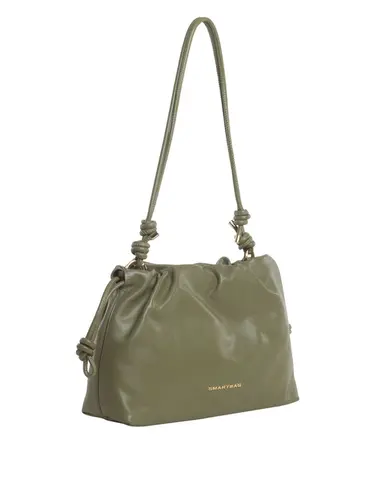 Bolsa Tiracolo Couro Oliva Pequena 78017.25
