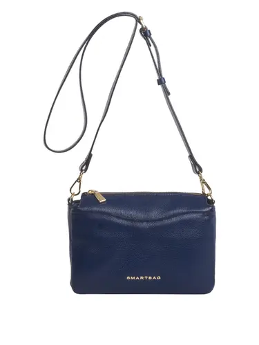 Bolsa Transversal Couro Marinho Pequena 78022.25