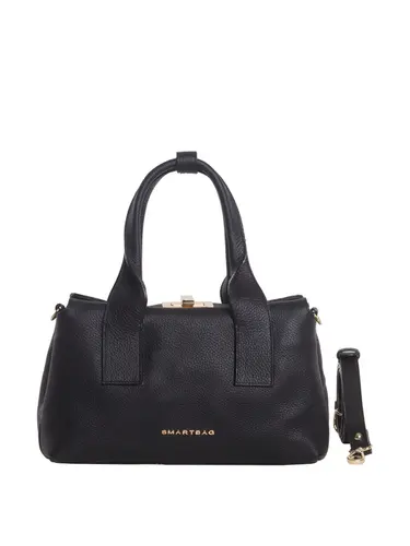 Bolsa de Mao Smartbag  Couro Preto Media 78023.25