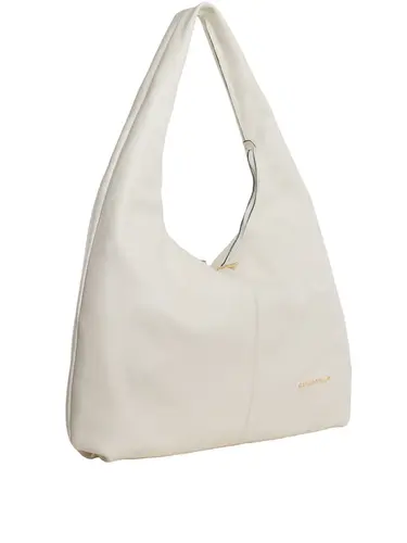 Bolsa Hobo Couro Marfim Grande 78026.25