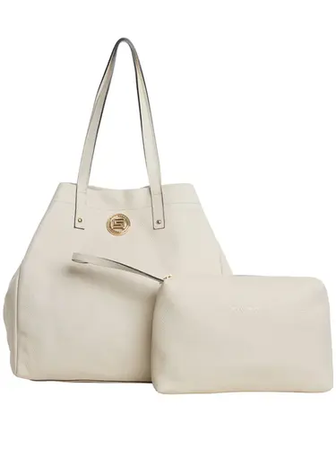 Bolsa Tiracolo Couro Marfim Grande 78029.25