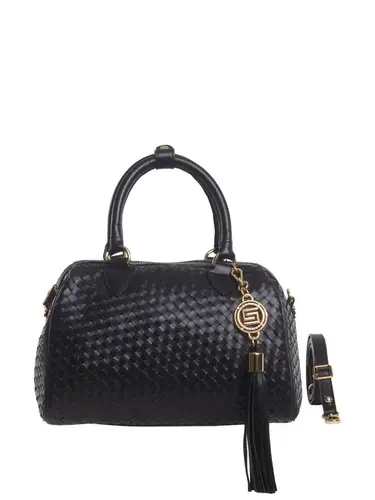 Bolsa Tote Couro Tresse Preto Media 78031.25