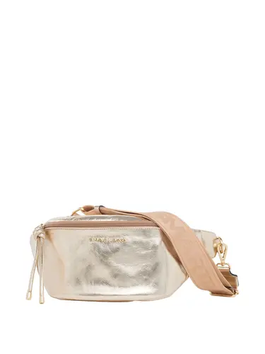 Pochete Couro Metalizado Ouro Light Pequeno 70077.26