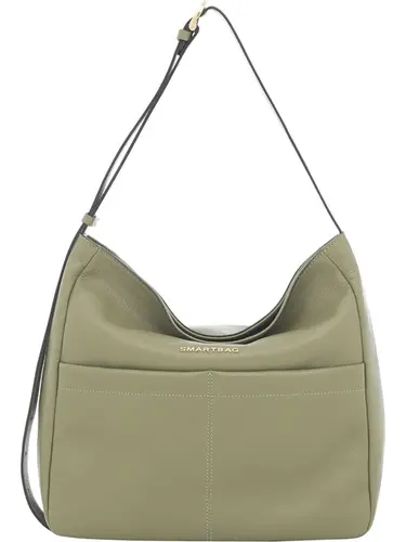 Bolsa Hobo Couro Oliva Grande 78051.25