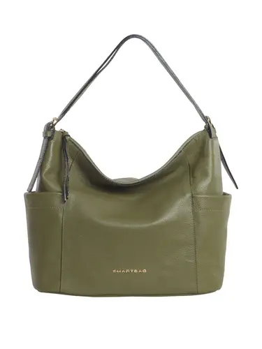 Bolsa Hobo Couro Oliva Grande 78052.25