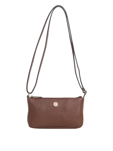 Bolsa Transversal Couro Canela Pequena 78053.25