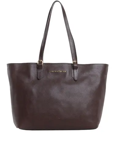 Bolsa Tiracolo Couro Chocolate Grande 78055.25