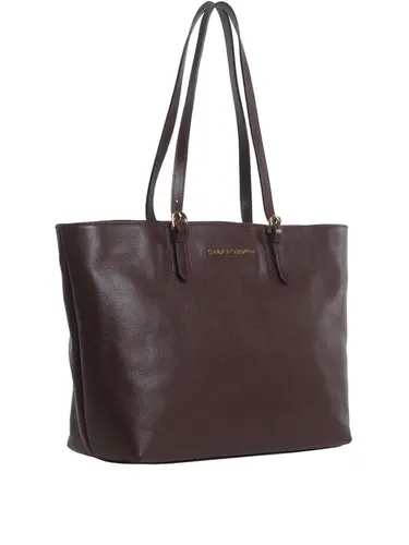 Bolsa Tiracolo Couro Chocolate Grande 78055.25