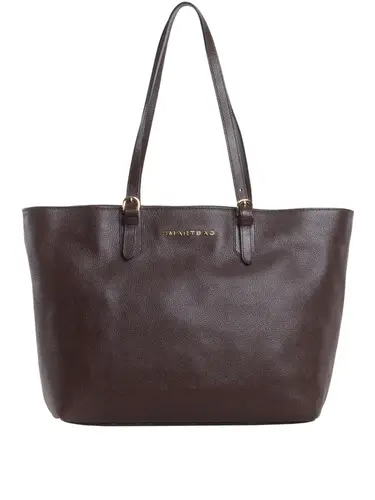 Bolsa Tiracolo Couro Chocolate Grande 78055.25