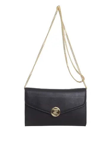 Bolsa Transversal Couro Preto Pequena 78056.25