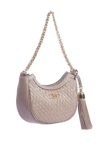 Bolsa Tiracolo Couro Tresse Fendi Media 78066.25